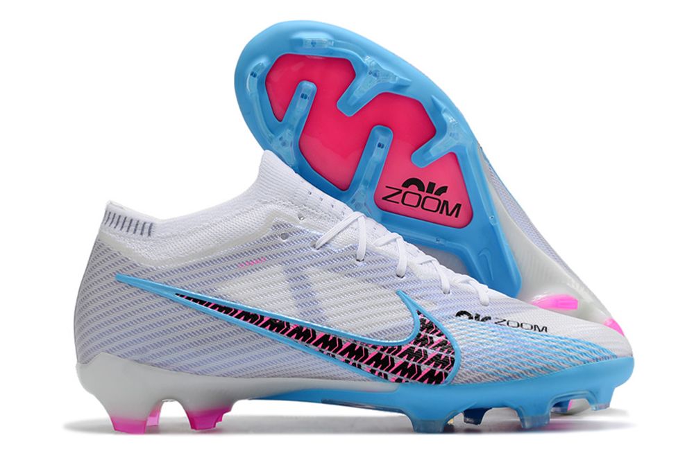 Nike Air Zoom Mercurial Vapor XV Elite FG blanco azul